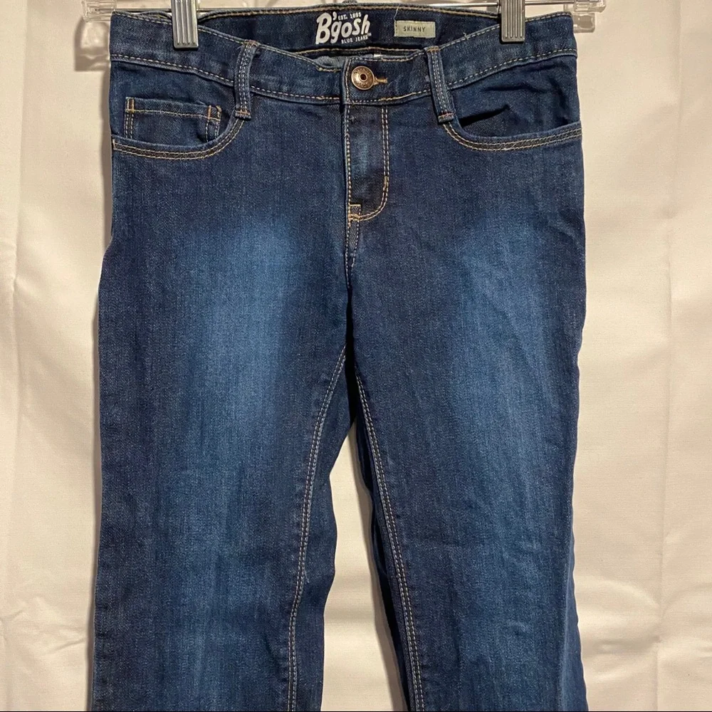 Oshkosh B’Gosh Youth Size 10 Girl Skinny Denim Jean Stretch Fit Style Adjustable